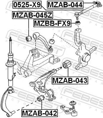 Febest MZAB-043