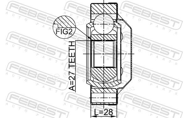 Febest 1611-001R