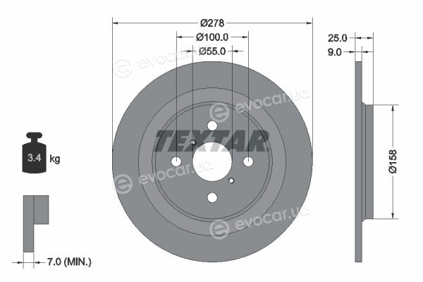 Textar 92161900