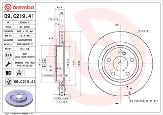 Brembo 09.C219.41