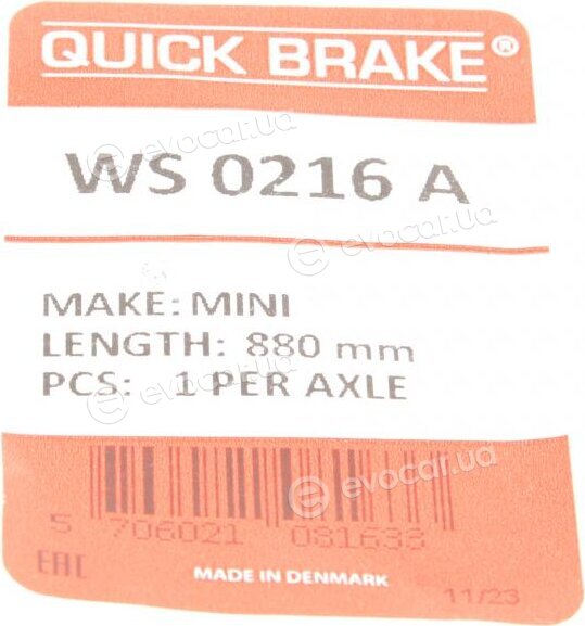 Kawe / Quick Brake WS 0216 A