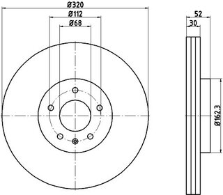 Hella Pagid 8DD 355 129-231