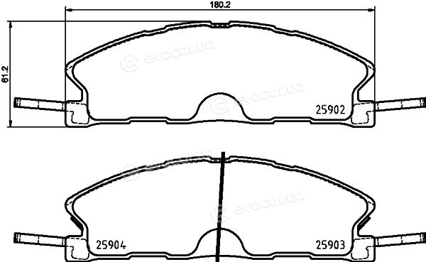 Hella Pagid 8DB 355 025-071