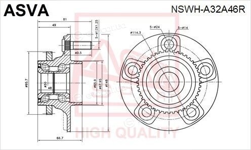 Asva NSWH-A32A46R
