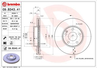 Brembo 09.B343.41