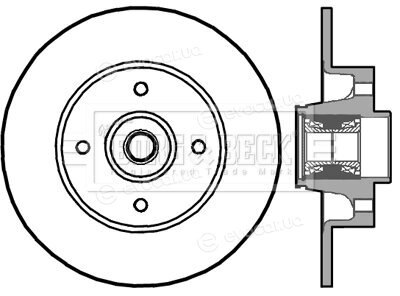 Borg & Beck BBD5896S