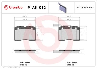 Brembo P A6 012