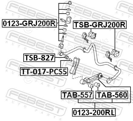 Febest 0123-GRJ200R