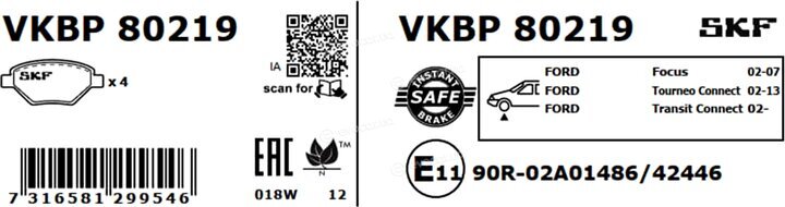 SKF VKBP 80219