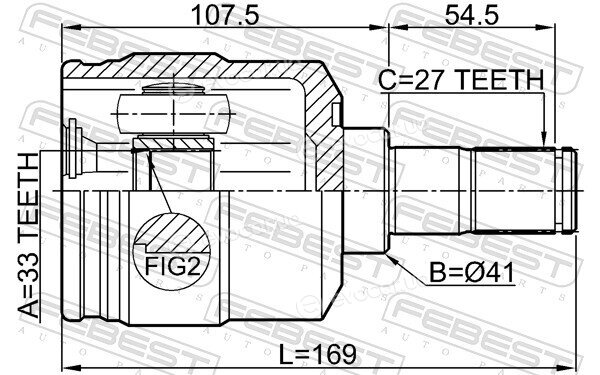 Febest 1211-TUC4WDLH