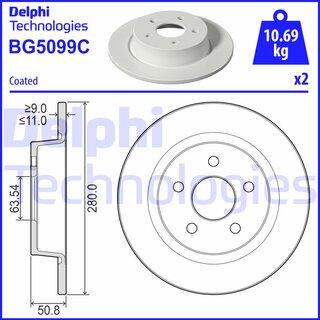 Delphi BG5099C