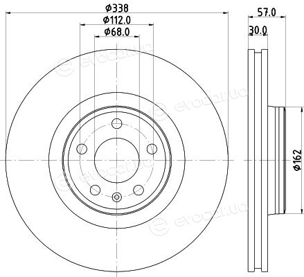 Hella Pagid 8DD 355 125-171