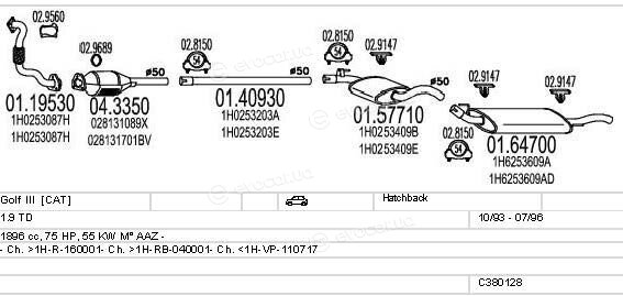 MTS C380128002927