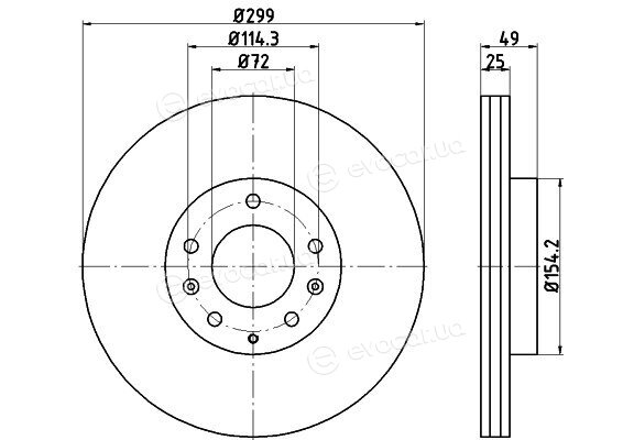 Hella Pagid 8DD 355 128-991