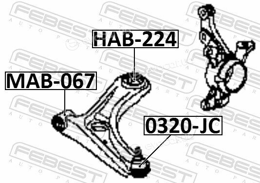 Febest HAB-224