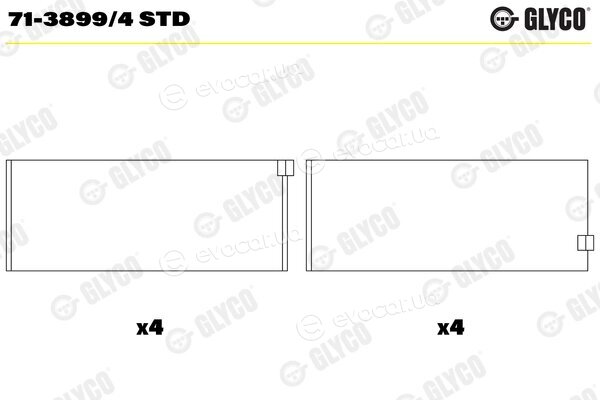 Glyco 71-3899/4 STD