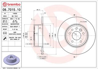 Brembo 08.7015.10