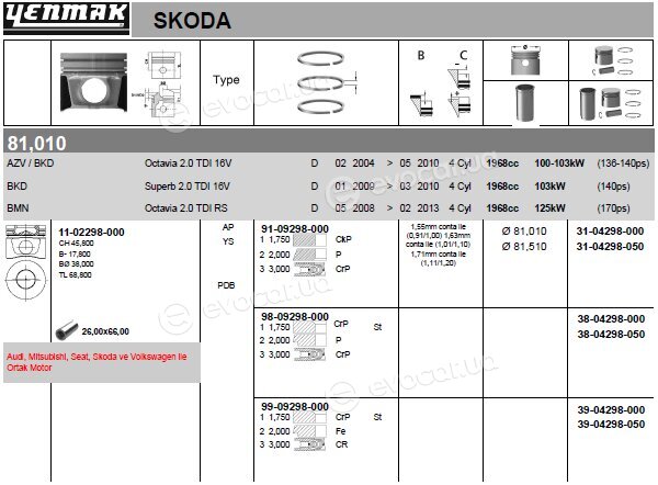 Yenmak 31-04298-000