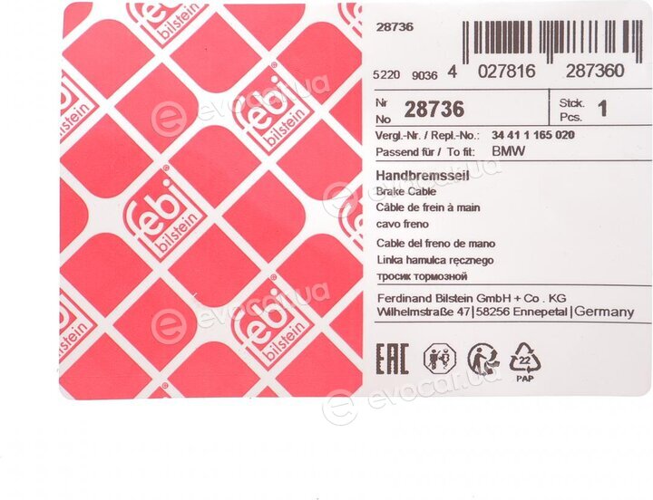 Febi 28736