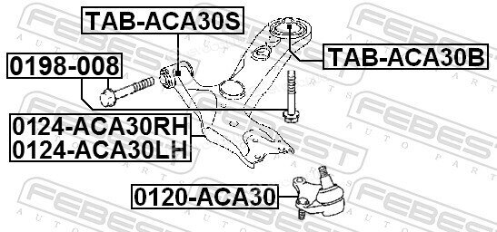 Febest TAB-ACA30B