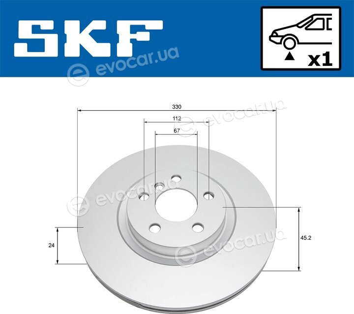 SKF VKBD 80546 V1