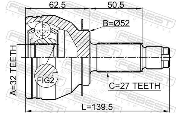 Febest 0810-B13MT