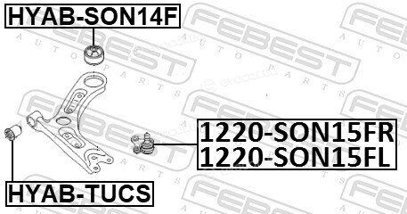 Febest HYAB-SON14F