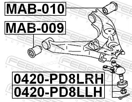 Febest 0420-PD8LRH