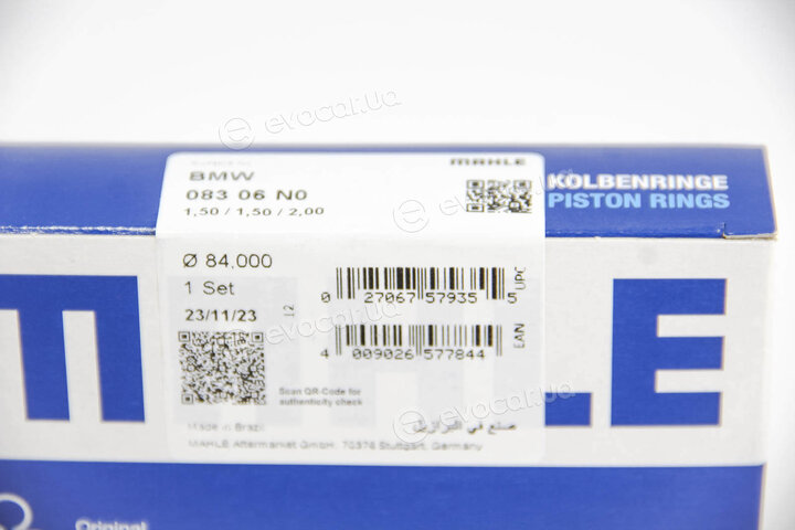 Mahle 083 06 N0