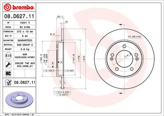 Brembo 08.D627.11