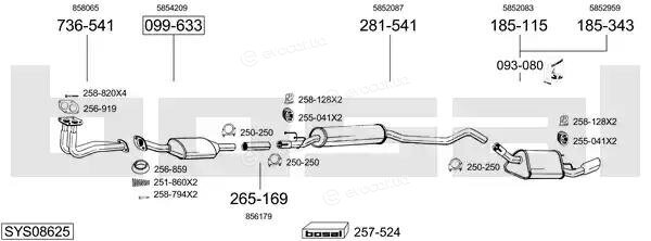 Bosal SYS08625