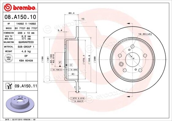 Brembo 08.A150.11