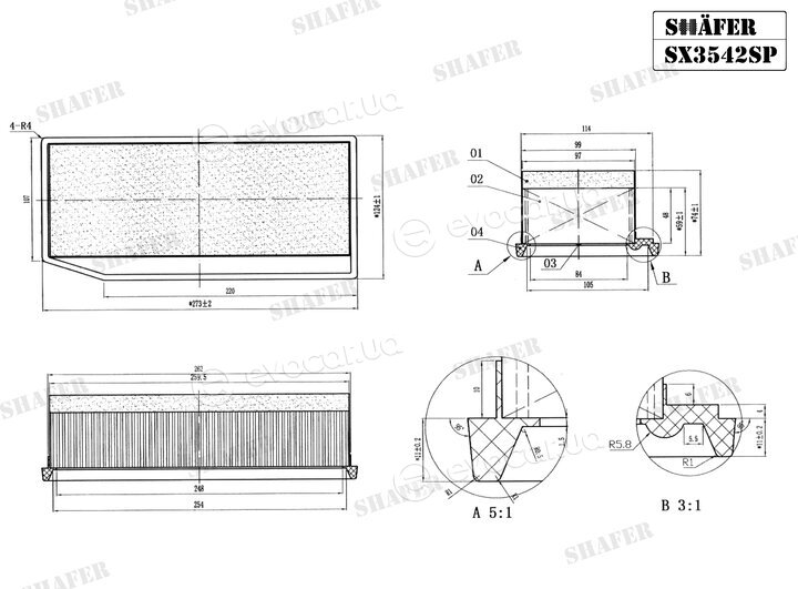 Shafer SX3542SP