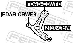 Febest FDAB-CBWFS