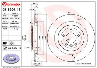 Brembo 09.B504.11