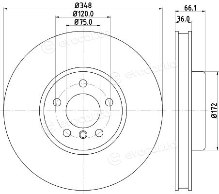 Hella Pagid 8DD 355 119-261