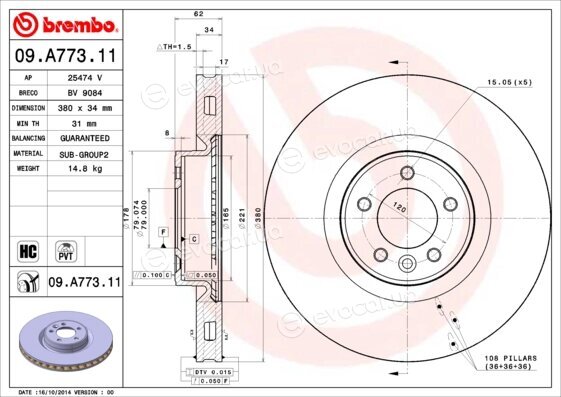 Brembo 09.A773.11