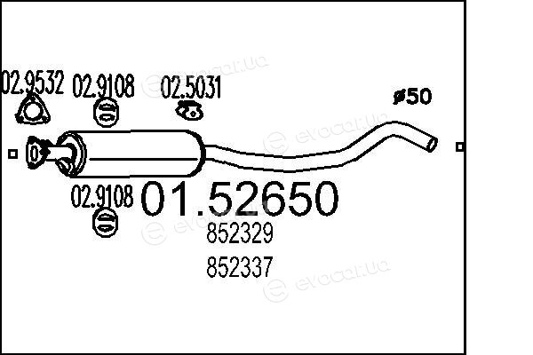 MTS 01.52650