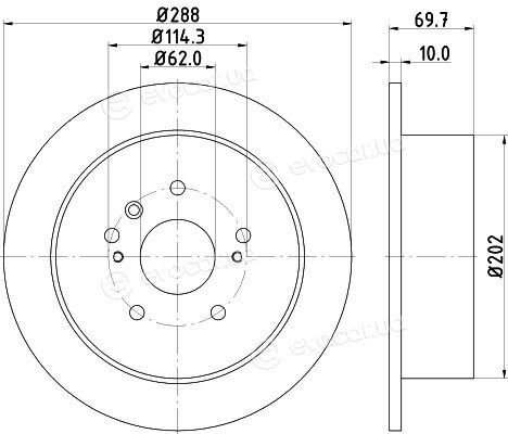 Hella Pagid 8DD 355 114-991