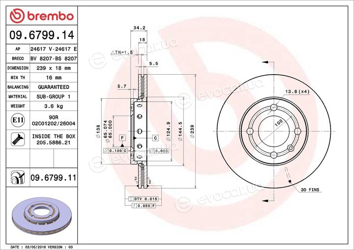 Brembo 09.6799.11