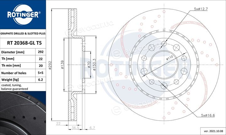 Rotinger RT 20368-GL T5