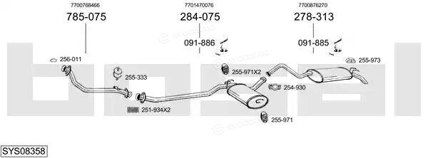 Bosal SYS08358