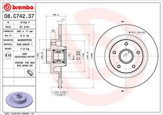 Brembo 08.C742.37