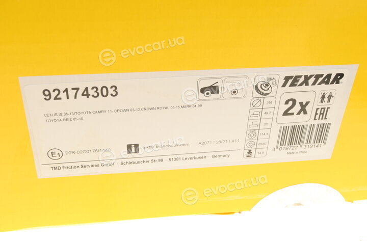 Textar 92174303