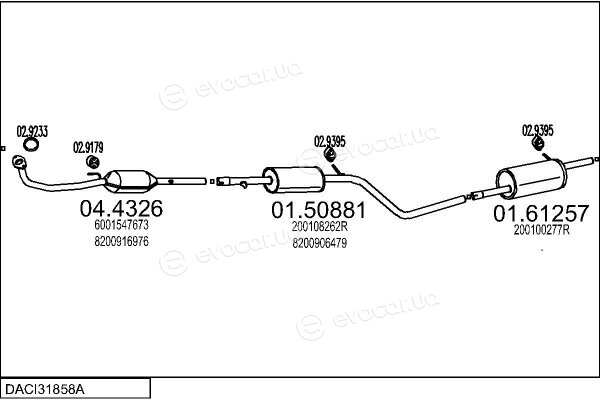 MTS DACI31858A027577