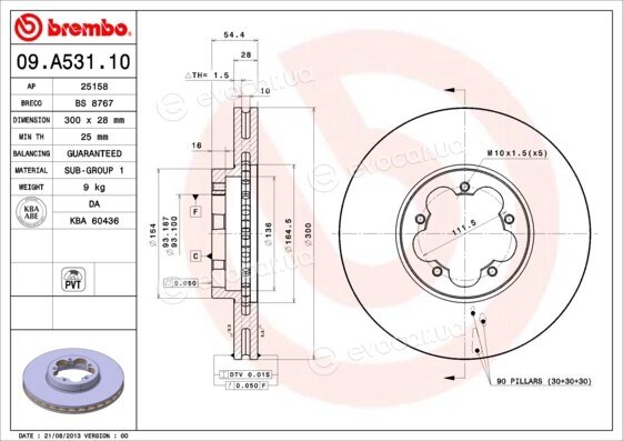 Brembo 09.A531.10