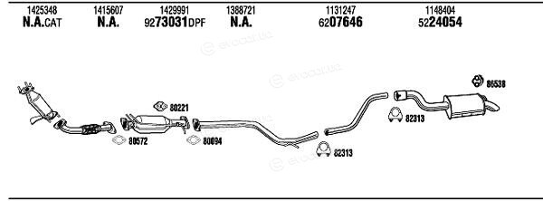 Walker / Fonos FOH15493CB