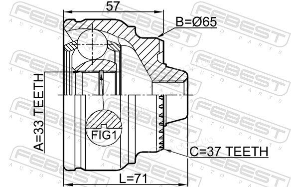 Febest 1910-F25
