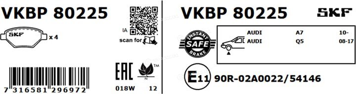 SKF VKBP 80225