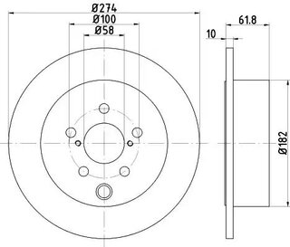 Hella Pagid 8DD 355 120-341